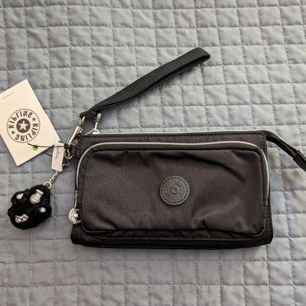 Kipling Dreamy Wallet Wristlet Black